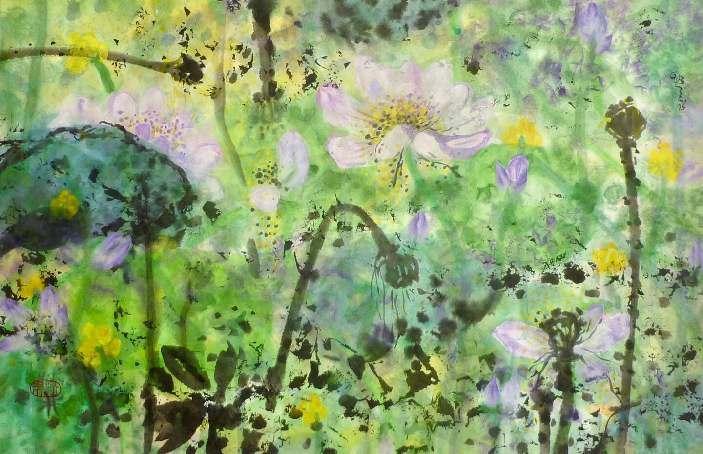 Tusche & Gouache auf Reispapier