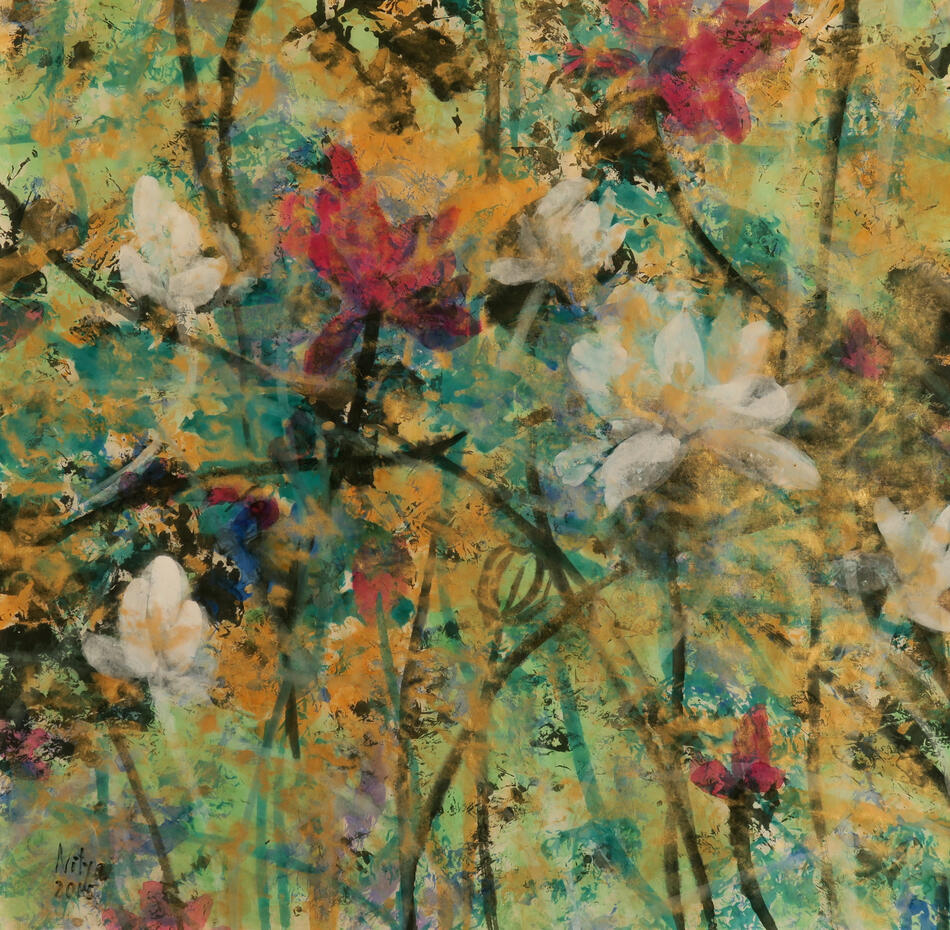 Dance of Lotus II - © 2015 68x68cm