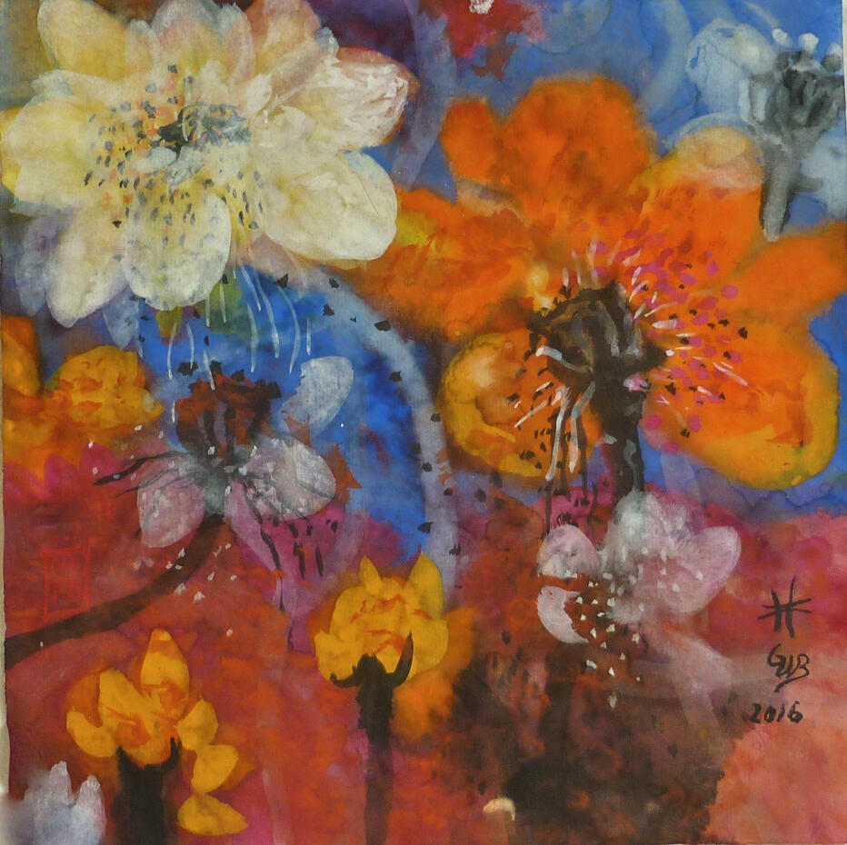 Tusche & Gouache auf Reispapier